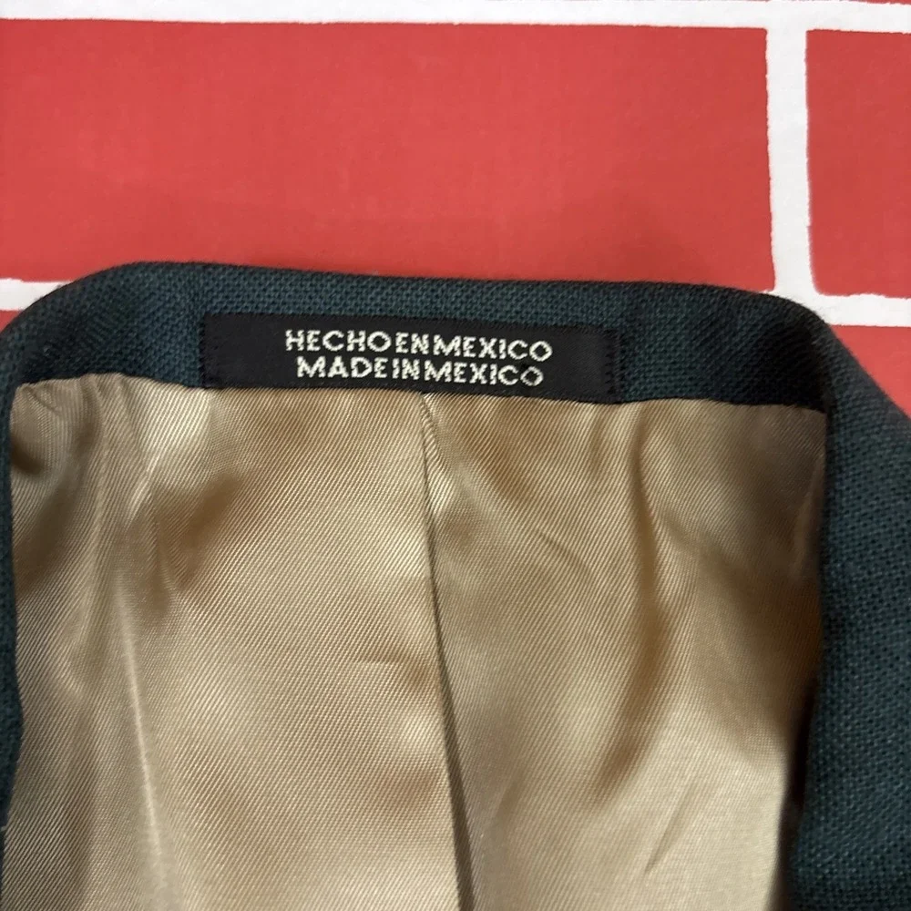 Stafford Green Blazer Mens Sport Coat Jacket Masters Golf Size 42S